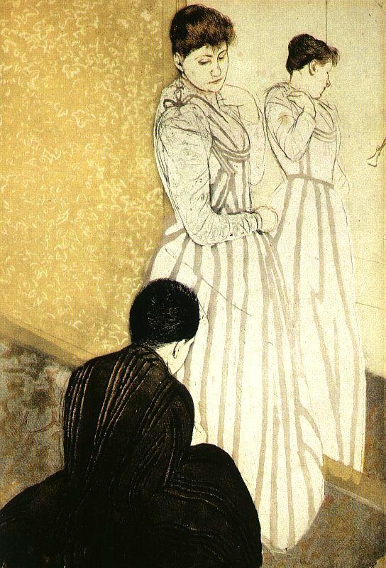 Mary Cassatt The Fitting oil painting picture